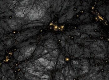 A system of black holes with different masses found at the center of a distant galaxy