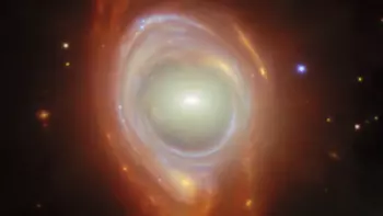 Webb Captures a Rare Cosmic Wonder: Two Galaxies Form a Perfect Einstein Ring ✨