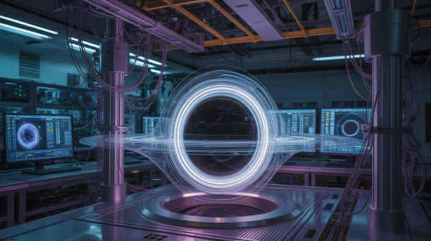 Breakthrough in Astrophysics: First Working Model of a Black Hole's Ergosphere Created