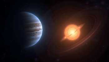 Cosmic Imbalance: How a Gas Giant Formed in a System with an Active Protoplanetary Disk